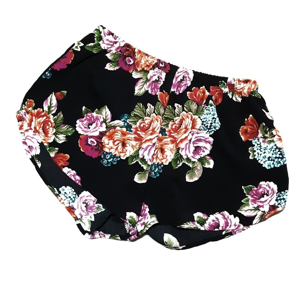 Ambiance Pants - Ambiance Apparel Floral Shorts